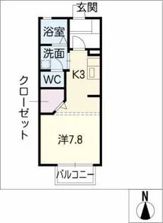 サンモールM【1階】の間取り