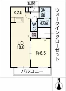 フレンドリーハウス【1階】の間取り