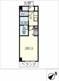 meLiV土橋【6階】の間取り