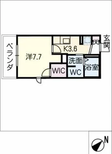 フロイデ隼人【2階】の間取り