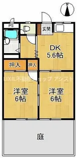 ハイツブルーム【103号室】の間取り