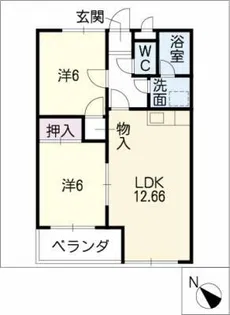 グラン・シャリオ【2階】の間取り