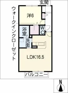 グラン・シャリオ【2階】の間取り