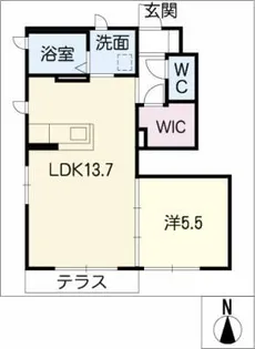 リヴァーレ・J【1階】の間取り