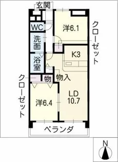 Great Pia21【2階】の間取り