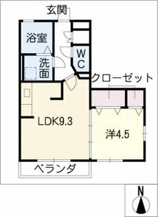 エクセレント アイランド【2階】の間取り