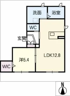 エクラージュ西町【1階】の間取り