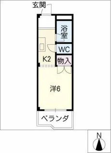 ブレークスルー中平【2階】の間取り