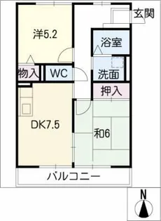 グリンデルワルト【1階】の間取り