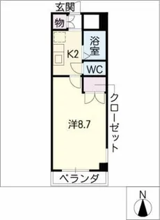 S-STAGE 5th【2階】の間取り