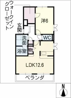 Conpiatto(コンピアット)【2階】の間取り