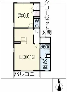 シャンポール【1階】の間取り