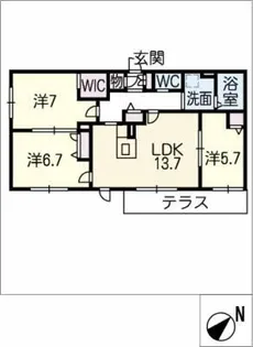 Casa Vivace【1階】の間取り