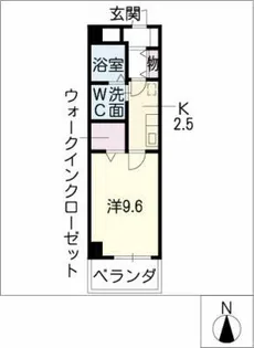 オキシー高辻【2階】の間取り