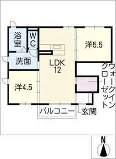 ソシア【1階】の間取り