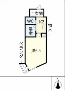 サンパーク丸の内(5~14F)【12階】の間取り