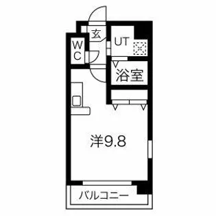 ヴィラ原山南館【3階】の間取り