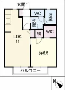 サニーコートⅡ【1階】の間取り