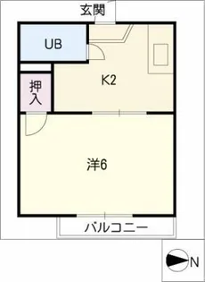 アネックス万町【1階】の間取り