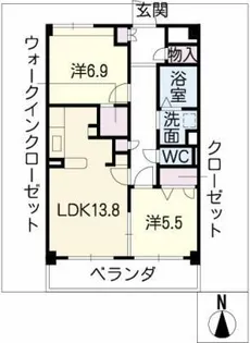 エスペランサ カーサ【1階】の間取り