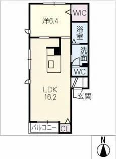 アイレ雅【1階】の間取り