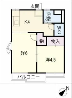 タウニー赤重【1階】の間取り