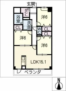 Lupinus【5階】の間取り