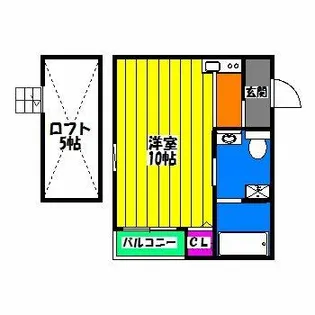 シュトラールⅣ【203号室】の間取り