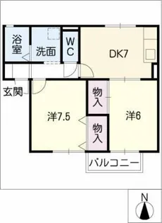 パウゼ桃山【1階】の間取り