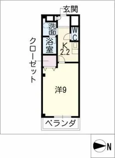 ドエル・マルモ505【3階】の間取り