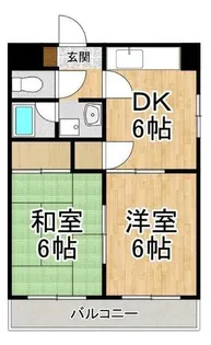 サンライズ山崎【5階】の間取り