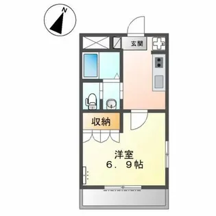 パークサイド井山【1階】の間取り