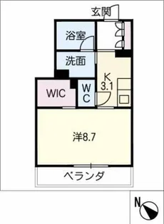 ロータスプランシェ向山【1階】の間取り