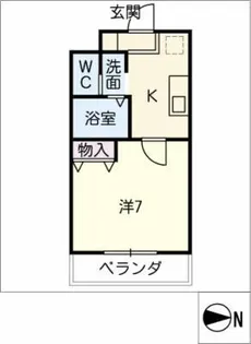 A・City柴田【5階】の間取り