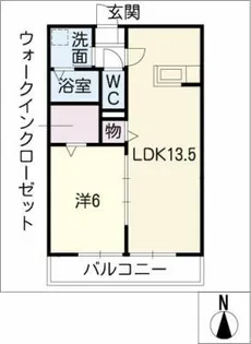 リアン Ⅰ【1階】の間取り