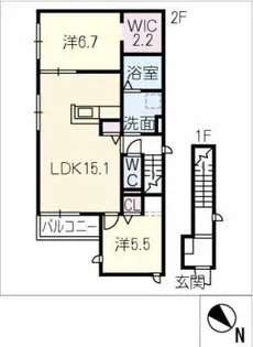 Neo Lumiere【1階】の間取り