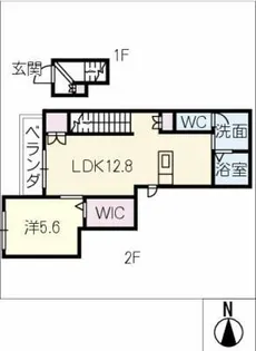 HEBEL HANAMIZUKI【2階】の間取り
