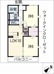 グレーシアS【2階】の間取り