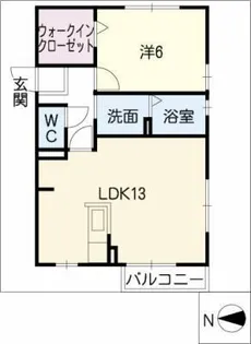 サンパティーク【2階】の間取り
