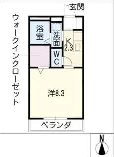 ビッグアローズⅠ【3階】の間取り