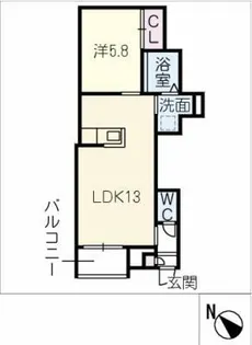 REGALEST BELLE【3階】の間取り