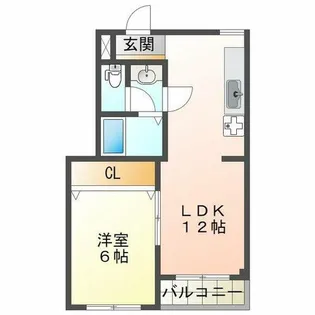フォルトゥーナRitz舞子坂Ⅱ【2階】の間取り