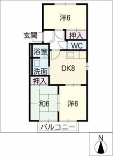 エクセレントヒル【2階】の間取り