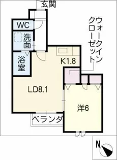 メゾン・グランサム【3階】の間取り