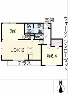 la terre【1階】の間取り