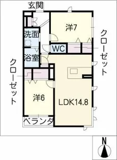 メゾン裕【3階】の間取り