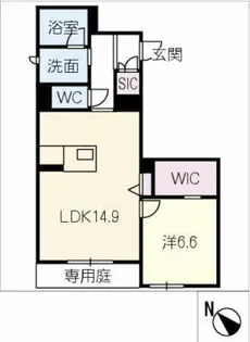 ハレレア【1階】の間取り