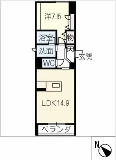 ハレレア【2階】の間取り