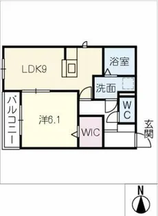 エストレージャGURARA【3階】の間取り