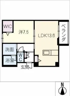 SOIRE白壁【2階】の間取り